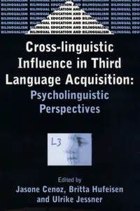 Cross-Linguistic Influence in Third Language Acquisition_cover