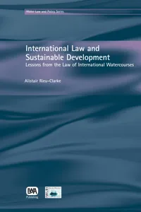 International Law and Sustainable Development_cover