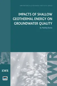 Impacts of Shallow Geothermal Energy on Groundwater Quality_cover