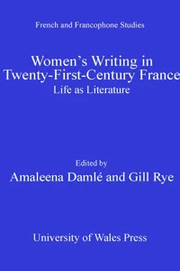 Women's Writing in Twenty-First-Century France_cover