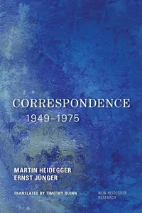 Correspondence 1949-1975_cover