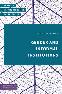 Gender and Informal Institutions_cover