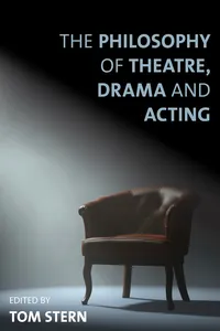 The Philosophy of Theatre, Drama and Acting_cover