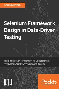 Selenium Framework Design in Data-Driven Testing_cover
