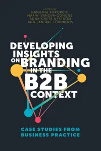 Developing Insights on Branding in the B2B Context_cover