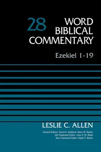 Ezekiel 1-19, Volume 28_cover