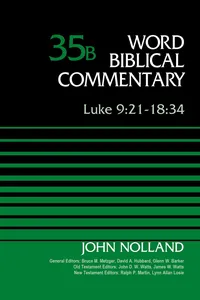 Luke 9:21-18:34, Volume 35B_cover