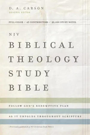 NIV, Biblical Theology Study Bible