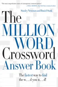 The Million Word Crossword Answer Book_cover