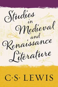 Studies in Medieval and Renaissance Literature_cover