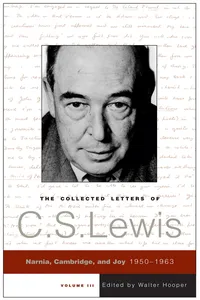 The Collected Letters of C.S. Lewis, Volume 3_cover