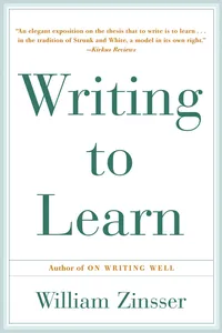 Writing to Learn_cover