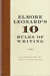 Elmore Leonard's 10 Rules of Writing_cover