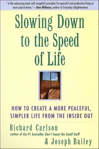 Slowing Down to the Speed of Life_cover