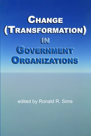 Change (Transformation) in Public Sector Organizations
