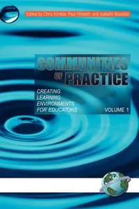 Communities of Practice Vol 1_cover