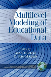 Multilevel Modeling of Educational Data_cover