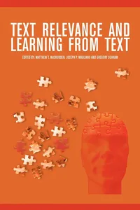 Text Relevance and Learning from Text_cover