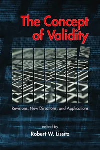 The Concept of Validity_cover