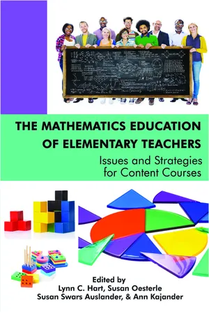 The Mathematics Education of Elementary Teachers