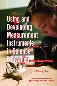 Using and Developing Measurement Instruments in Science Education_cover