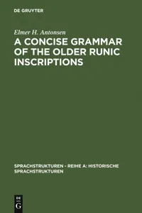 A Concise Grammar of the Older Runic Inscriptions_cover