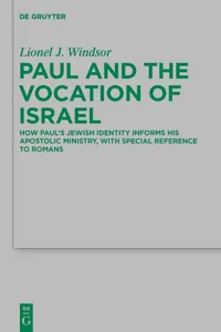 Paul and the Vocation of Israel_cover