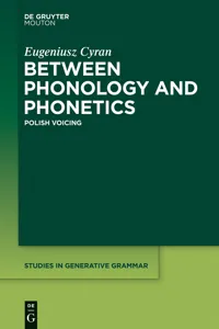 Between Phonology and Phonetics_cover