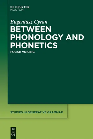 Between Phonology and Phonetics