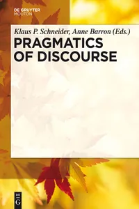 Pragmatics of Discourse_cover