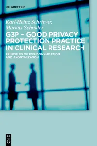 G3P - Good Privacy Protection Practice in Clinical Research_cover