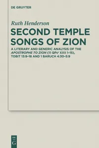 Second Temple Songs of Zion_cover