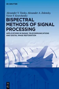 Bispectral Methods of Signal Processing_cover
