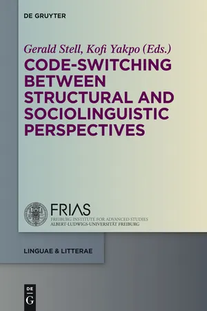 Code-switching Between Structural and Sociolinguistic Perspectives