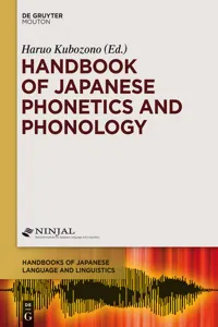Handbook of Japanese Phonetics and Phonology_cover