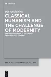 Classical Humanism and the Challenge of Modernity_cover