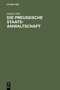 Die Preussische Staatsanwaltschaft_cover