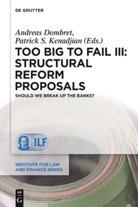 Too Big to Fail III: Structural Reform Proposals_cover