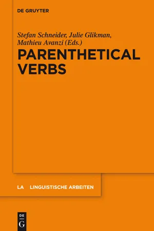 Parenthetical Verbs