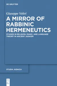 A Mirror of Rabbinic Hermeneutics_cover