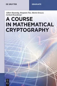 A Course in Mathematical Cryptography_cover