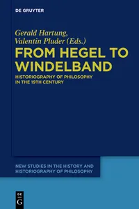 From Hegel to Windelband_cover