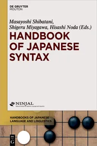 Handbook of Japanese Syntax_cover