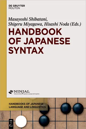 Handbook of Japanese Syntax