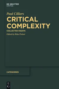 Critical Complexity_cover