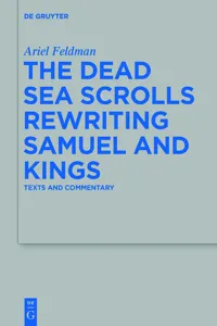 The Dead Sea Scrolls Rewriting Samuel and Kings_cover