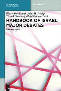 Handbook of Israel: Major Debates_cover