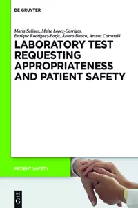 Laboratory Test requesting Appropriateness and Patient Safety_cover
