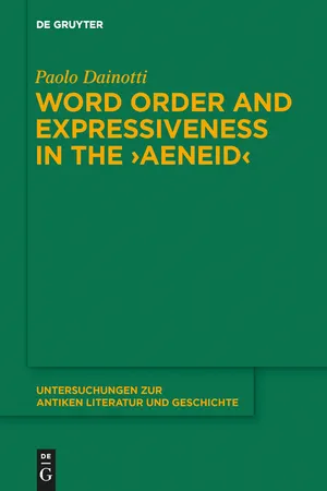 Word Order and Expressiveness in the "Aeneid"