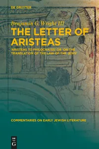 The Letter of Aristeas_cover